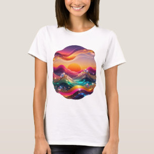 Camiseta Crisp Silver SUNSET BEACH Quote