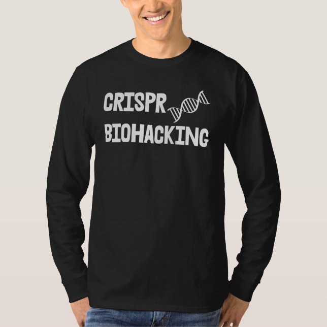 Camiseta Crispr Biohacking (Anverso)