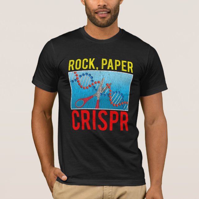 Camiseta Crispr Gracioso ADN de biólogo estudiantil de cien (Anverso)