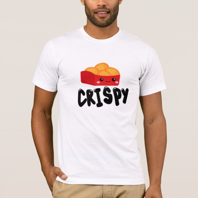 Camiseta Crispy Chicken Nuggets Foodie T-Shirt (Anverso)