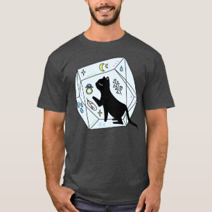 Camiseta Cristal de gato cósmico 1