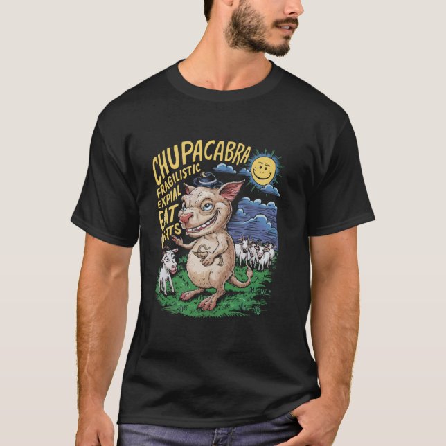 Camiseta Cristal mítica de Chupacabra (Anverso)