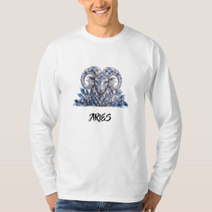 Camiseta Cristal Zodíaco Aries de Lujo