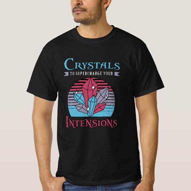 Camiseta Cristales De Curación De Cristales Para Chakra De  (Anverso)