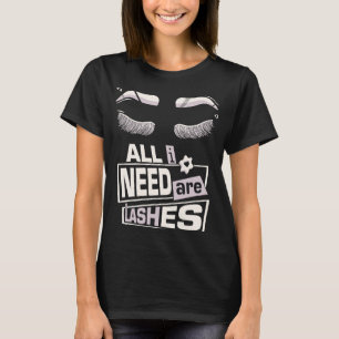 Camiseta Cristales de maquillaje y cosmetólogos de belleza