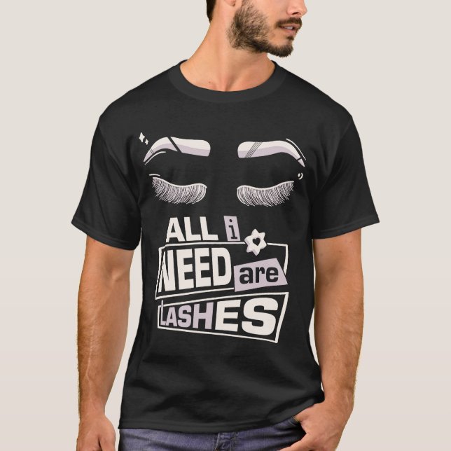 Camiseta Cristales de maquillaje y cosmetólogos de belleza  (Anverso)