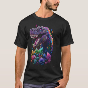 Camiseta Cristales de Rex Trex Esoteric Cute Ilustracion 1