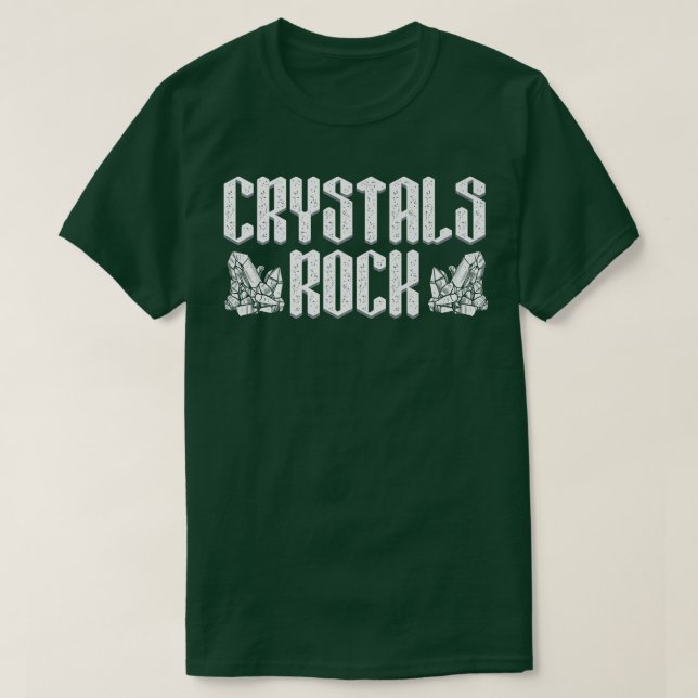 Camiseta Cristales más difíciles que los elementos de piedr (Diseño del anverso)