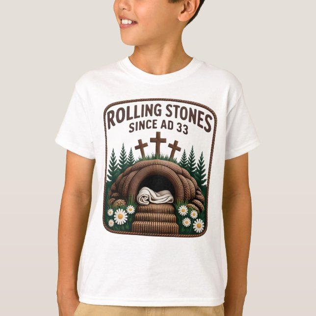 Camiseta Cristian Él ha Resucitado Falso (Anverso)