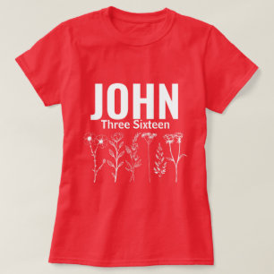 Camiseta Cristian Floral Juan Tres Dieciséis (3:16)