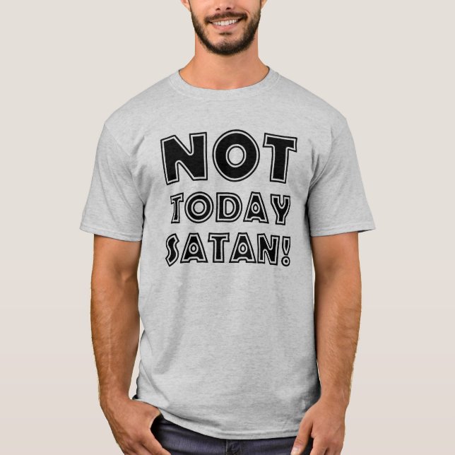 Camiseta Cristian No Hoy Satanás (Anverso)