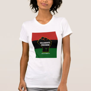 Camiseta cristiana africana 10° de la LIBERTAD
