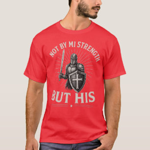 Camiseta Cristiana Armadura de Dios – No Por Mi Fu