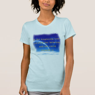 Camiseta cristiana con verso de la biblia