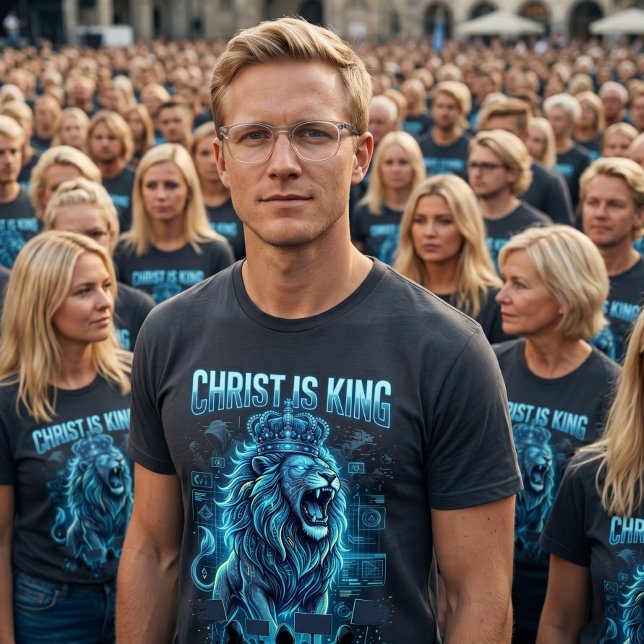 Camiseta Cristiana Conservadora Cristo Es Rey  (Subido por el creador)
