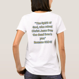 Camiseta Cristiana Cruz del Poder de la Resurrecci