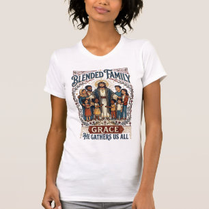 Camiseta Cristiana de Familia Mixta de Jesús