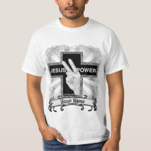 Camiseta cristiana de Jesus Power