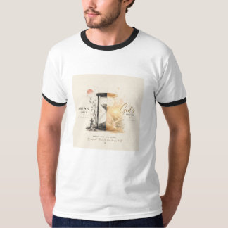 Camiseta cristiana de la sincronización de Dios