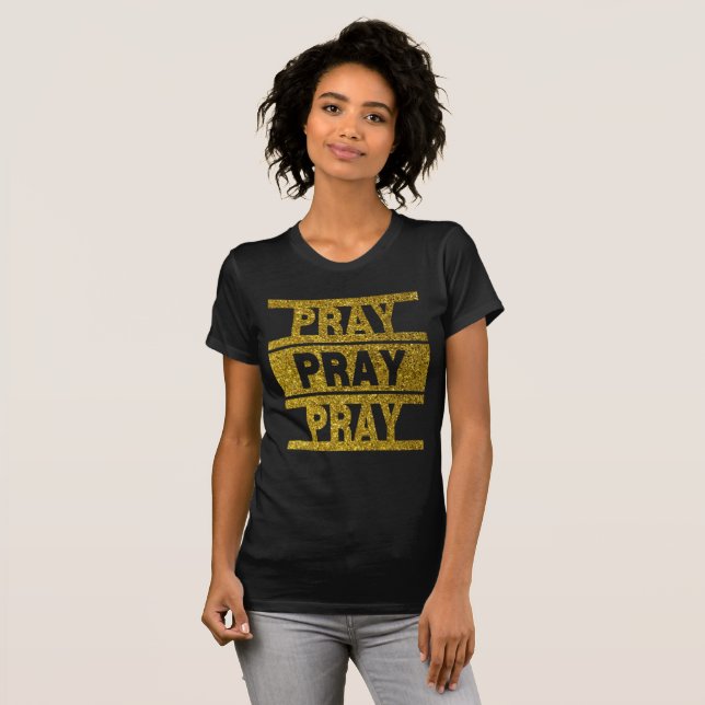 Camiseta cristiana de las mujeres de los gritos (Anverso completo)
