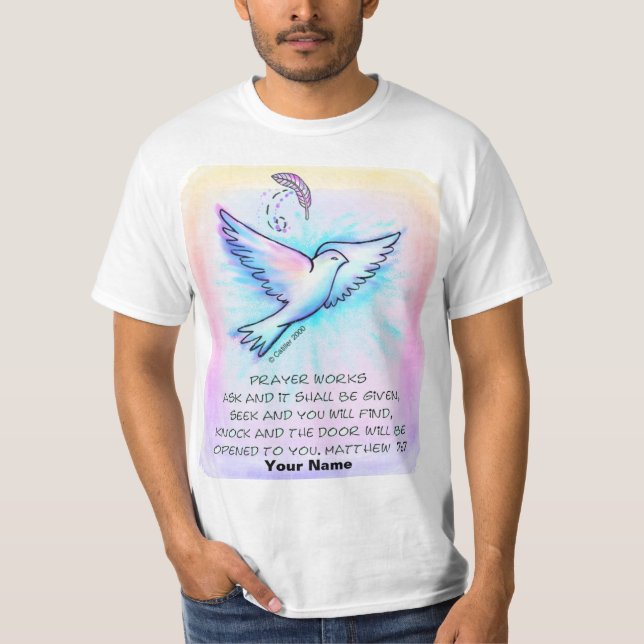 Camiseta cristiana de Prayer Works (Anverso)