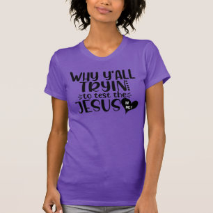 Camiseta cristiana humorística para mujeres