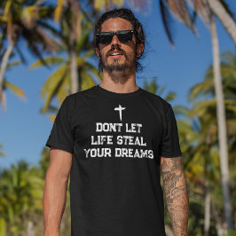 Camiseta cristiana inspiradora para hombres