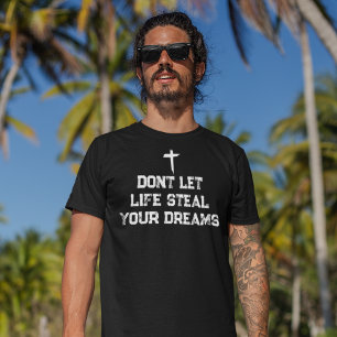 Camiseta cristiana inspiradora para hombres