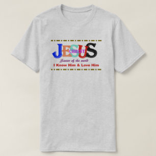 Camiseta cristiana - Jesucristo lo conozco y lo am
