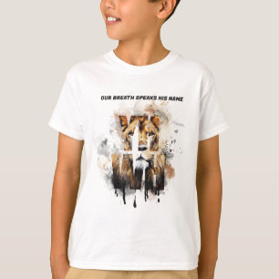 Camiseta cristiana León YHWH