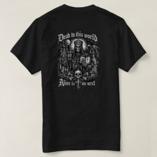 Camiseta cristiana Muerta para este mundo