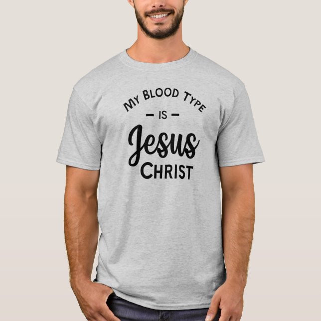 Camiseta cristiana para hombre (Anverso)
