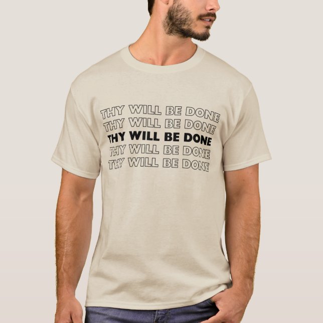 Camiseta cristiana para hombres (Anverso)