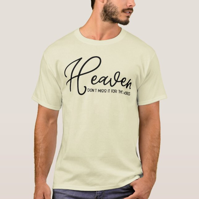 Camiseta cristiana para hombres (Anverso)