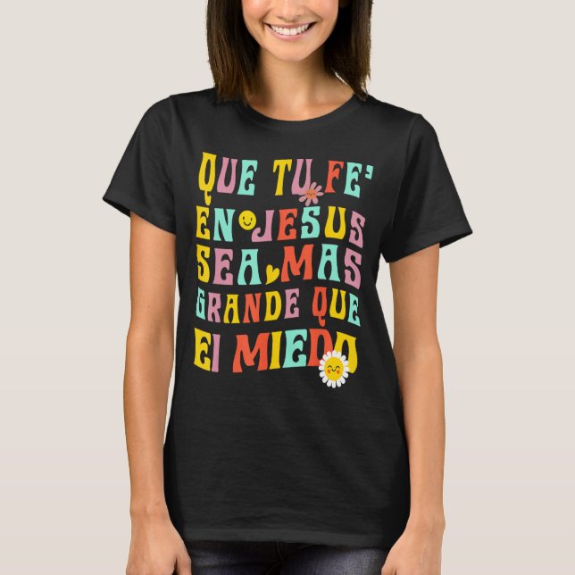 Camiseta Cristiana Para Mujer En Espanol España C (Anverso)