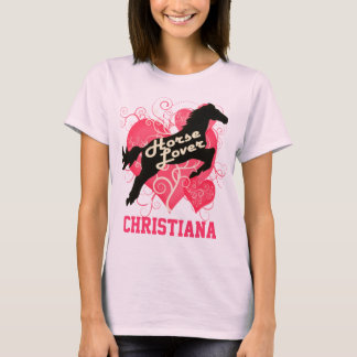 Camiseta Cristiana personalizada de caballo Lover