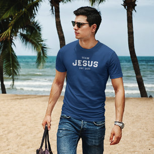 Camiseta cristiana personalizada para hombres