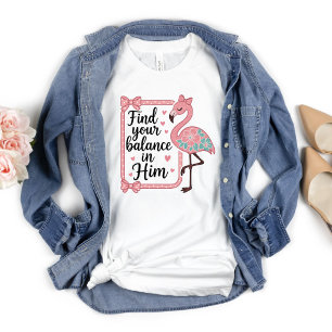 Camiseta cristiana religiosa Encuentra el equilibr