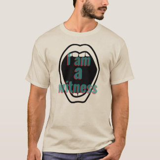 Camiseta cristiana soy testigo.