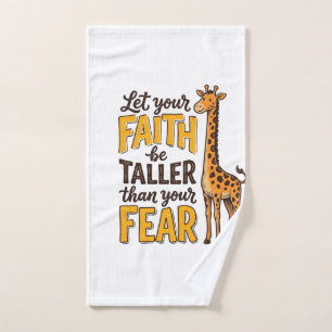 Camiseta cristiana vintage de jirafa Fear Over Fai