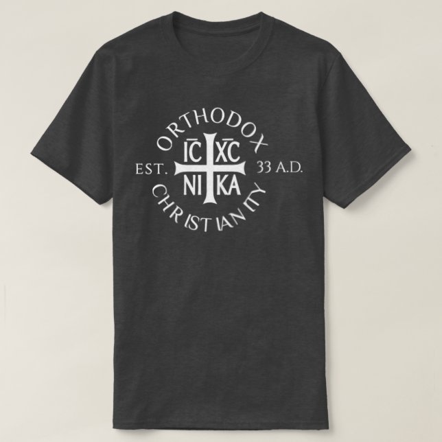 Camiseta Cristianismo ortodoxo Este (Diseño del anverso)