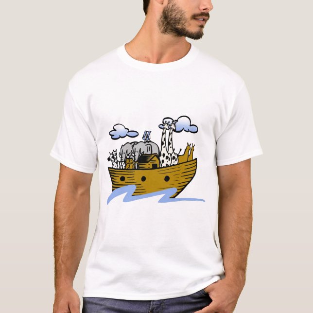 Camiseta Cristiano artwork_3 de la arca de Noah (Anverso)