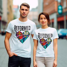 Camiseta Cristiano cardíaco reformado