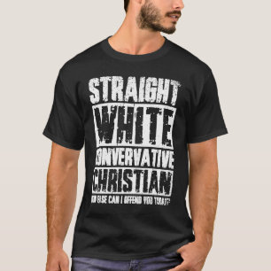 Camiseta Cristiano conservador blanco directo