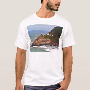 Camiseta Cristiano Creationarts del mar del océano del faro