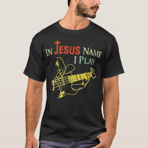 Camiseta Cristiano En Nombre De Jesús Toco Guitarra