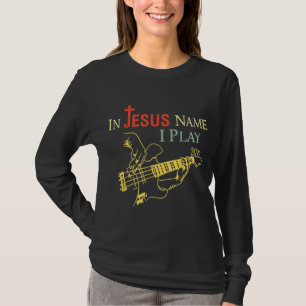 Camiseta Cristiano En Nombre De Jesús Toco Guitarra