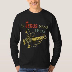 Camiseta Cristiano En Nombre De Jesús Toco Guitarra