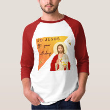 Cristiano Jesús Navidades de cumpleaños Raglan