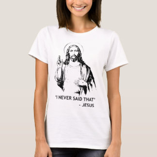 Camiseta Cristiano Jesús Religioso Nunca Dije Eso